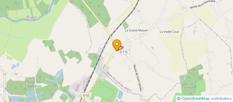 localisation de l'entreprise MONSIEUR ARNAUD GAUDIN  MONTREUIL-SUR-LOIR