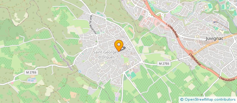 localisation de l'entreprise MONSIEUR ARNAUD GAUJOUS  SAINT GEORGES D ORQUES