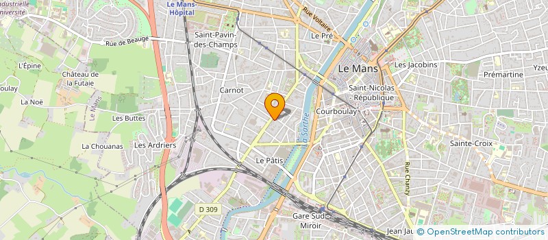 localisation de l'entreprise MONSIEUR ARNAUD GAUTHIER  LE MANS