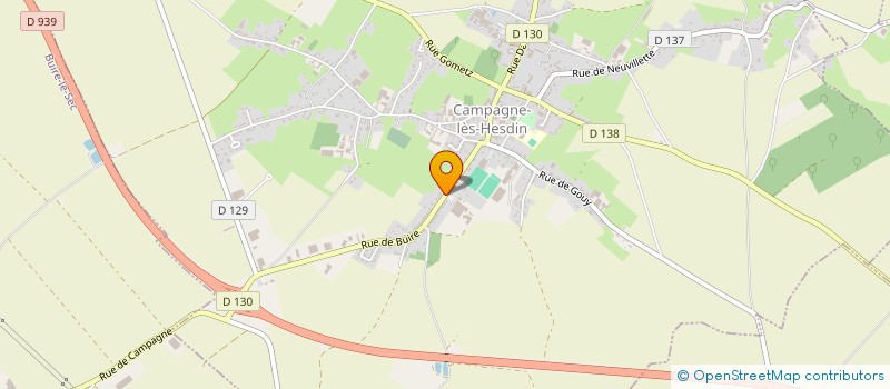 localisation de l'entreprise MONSIEUR ARNAUD GAUWIN  CAMPAGNE-LES-HESDIN