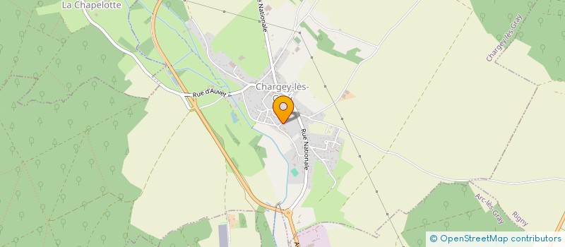 localisation de l'entreprise MONSIEUR ARNAUD GAY  BROYE-AUBIGNEY-MONTSEUGNY