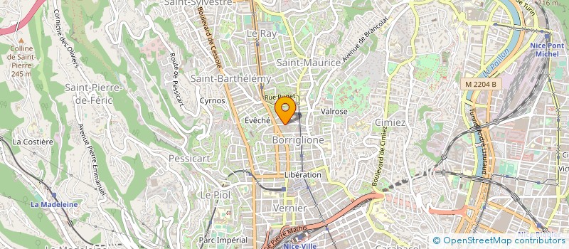 localisation de l'entreprise MONSIEUR ARNAUD GEA à NICE