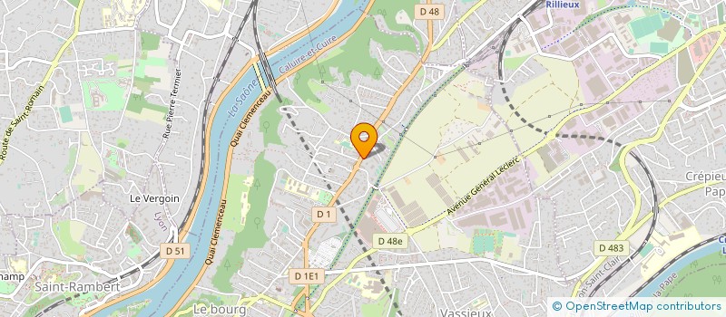 localisation de l'entreprise MONSIEUR ARNAUD GEAY  CALUIRE-ET-CUIRE