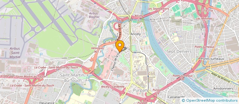 localisation de l'entreprise MONSIEUR ARNAUD GEEVERS  TOULOUSE