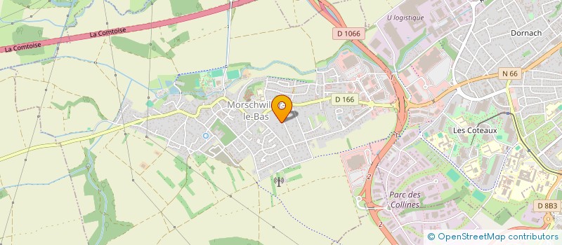 localisation de l'entreprise MONSIEUR ARNAUD GELEBART  MORSCHWILLER-LE-BAS