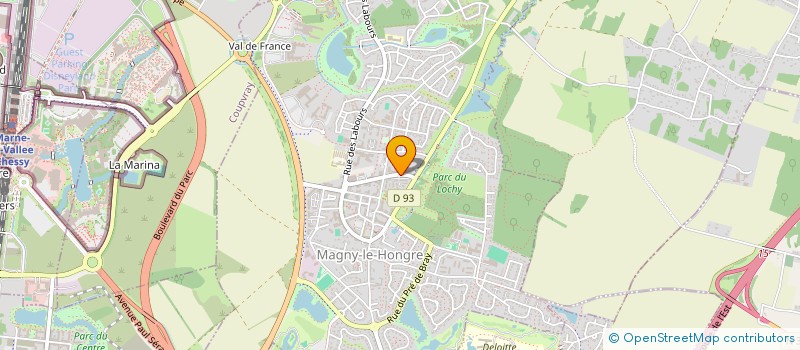 localisation de l'entreprise MONSIEUR ARNAUD GENEST  MAGNY-LE-HONGRE