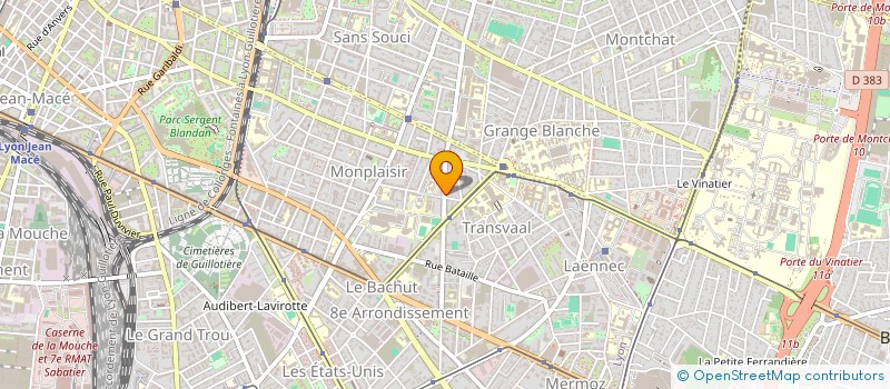 localisation de l'entreprise MONSIEUR ARNAUD GENTY  LYON