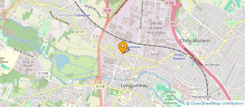 localisation de l'entreprise MONSIEUR ARNAUD GEORGE  CHAMPLAN