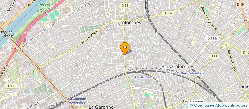 localisation de l'entreprise MONSIEUR ARNAUD GEORGES à COLOMBES