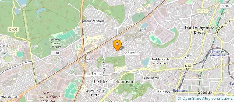 localisation de l'entreprise MONSIEUR ARNAUD GEORGES LOIZE  LE PLESSIS-ROBINSON