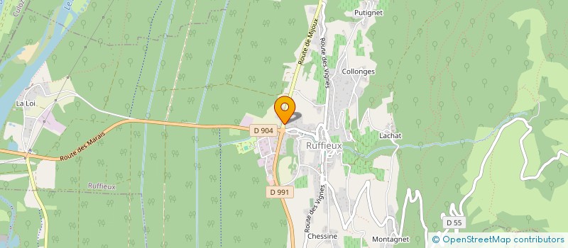 localisation de l'entreprise MONSIEUR ARNAUD-GEORGES RACLET  RUFFIEUX