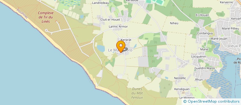 localisation de l'entreprise MONSIEUR ARNAUD GERARD à PLOUHINEC