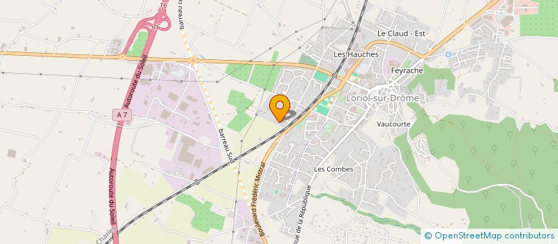 localisation de l'entreprise MONSIEUR ARNAUD GERARD  LORIOL-SUR-DROME