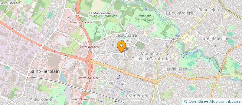 localisation de l'entreprise MONSIEUR ARNAUD GERMAIN  SAINT-HERBLAIN