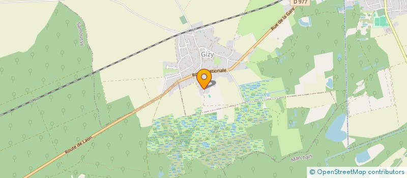 localisation de l'entreprise MONSIEUR ARNAUD GERMAIN  GIZY