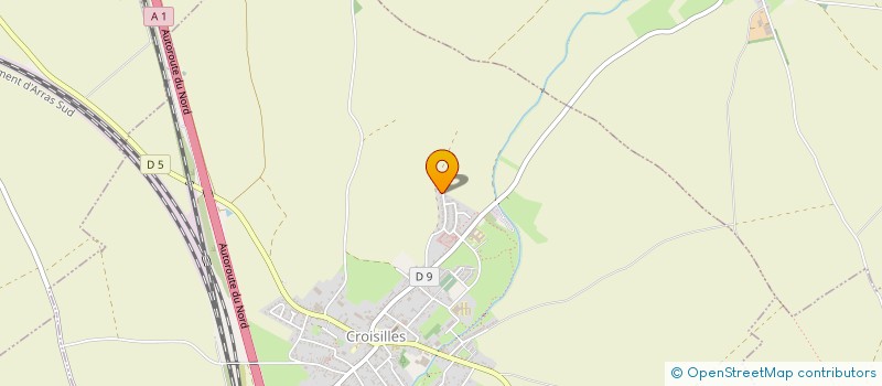 localisation de l'entreprise MONSIEUR ARNAUD GERNEZ  CROISILLES