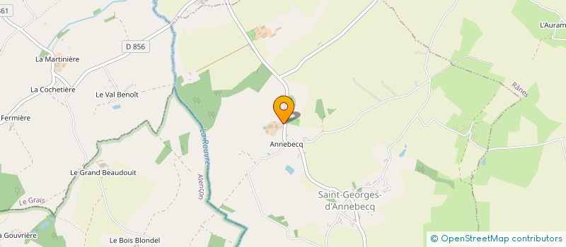 localisation de l'entreprise MONSIEUR ARNAUD GESLIN à SAINT GEORGES D ANNEBECQ
