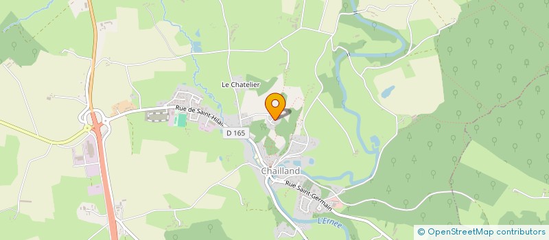 localisation de l'entreprise MONSIEUR ARNAUD GESLIN  CHAILLAND