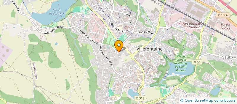 localisation de l'entreprise MONSIEUR ARNAUD GIACOMIN  VAULX-MILIEU