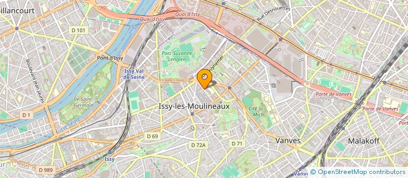 localisation de l'entreprise MONSIEUR ARNAUD GIACONIA à ISSY-LES-MOULINEAUX