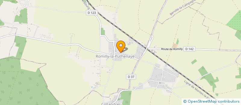 localisation de l'entreprise MONSIEUR ARNAUD GIBEAUX  ROMILLY-LA-PUTHENAYE