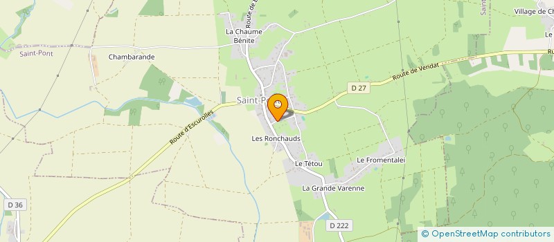 localisation de l'entreprise MONSIEUR ARNAUD GILBERT  SAINT-PONT