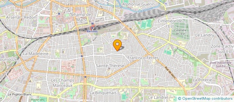 localisation de l'entreprise MONSIEUR ARNAUD GILLET  RENNES