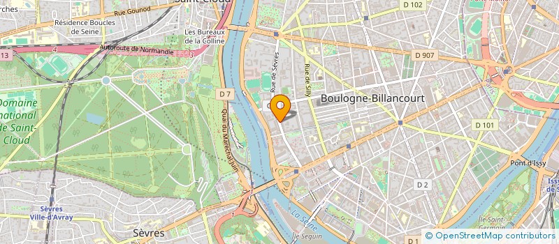 localisation de l'entreprise MONSIEUR ARNAUD GILON à BOULOGNE-BILLANCOURT