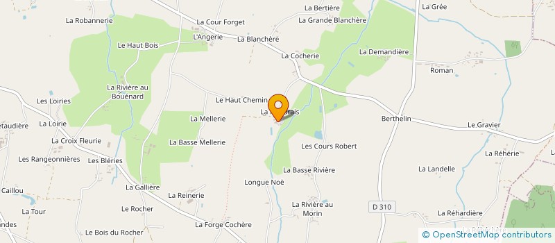 localisation de l'entreprise MONSIEUR ARNAUD GINGUENE  RETIERS