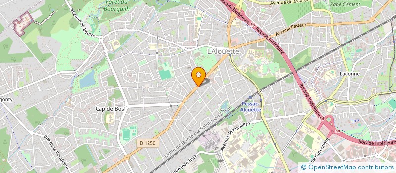 localisation de l'entreprise MONSIEUR ARNAUD GIRAUD  PESSAC