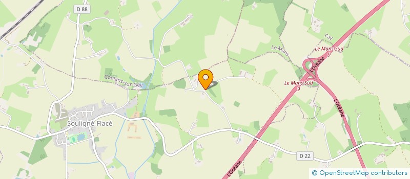 localisation de l'entreprise MONSIEUR ARNAUD GIRAULT  SOULIGNE-FLACE