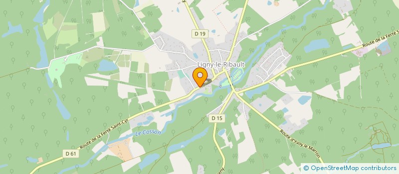 localisation de l'entreprise MONSIEUR ARNAUD GIRAULT à LIGNY-LE-RIBAULT
