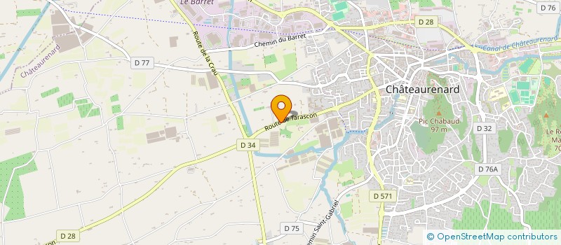 localisation de l'entreprise MONSIEUR ARNAUD GIROUDEAU  CHATEAURENARD