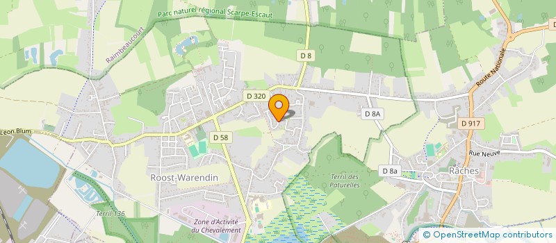 localisation de l'entreprise MONSIEUR ARNAUD GLUCHOWSKI  ROOST-WARENDIN