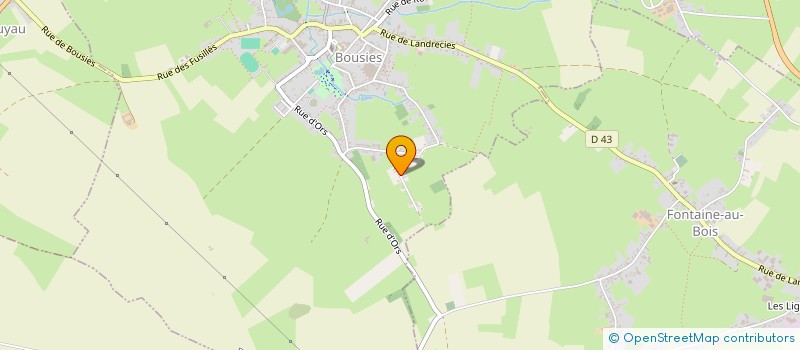 localisation de l'entreprise MONSIEUR ARNAUD GODBILLE  BOUSIES