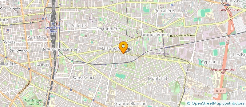 localisation de l'entreprise MONSIEUR ARNAUD GODON à LYON