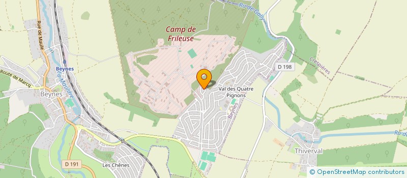 localisation de l'entreprise MONSIEUR ARNAUD GOEMAES  BEYNES