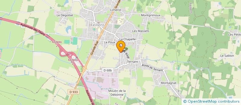 localisation de l'entreprise MONSIEUR ARNAUD GOLLIN à FEILLENS