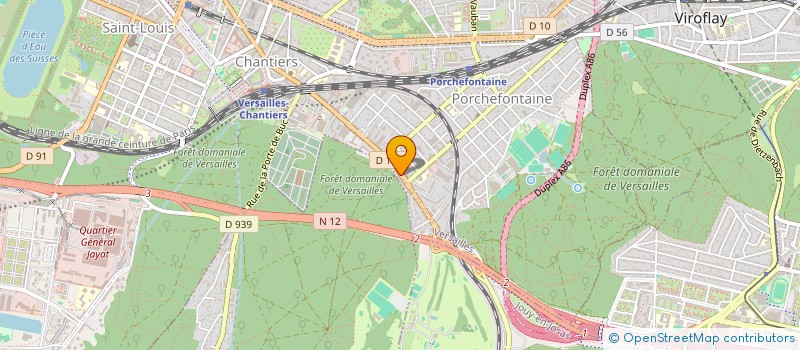 localisation de l'entreprise MONSIEUR ARNAUD GOMES  VERSAILLES