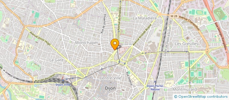 localisation de l'entreprise MONSIEUR ARNAUD GONNACHON  DIJON