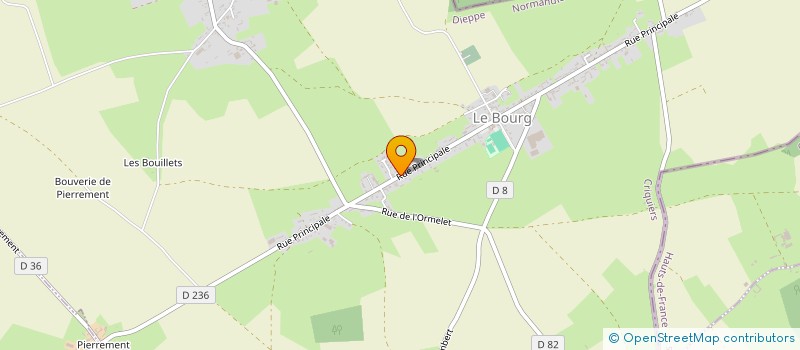 localisation de l'entreprise MONSIEUR ARNAUD GOUCHET  CRIQUIERS