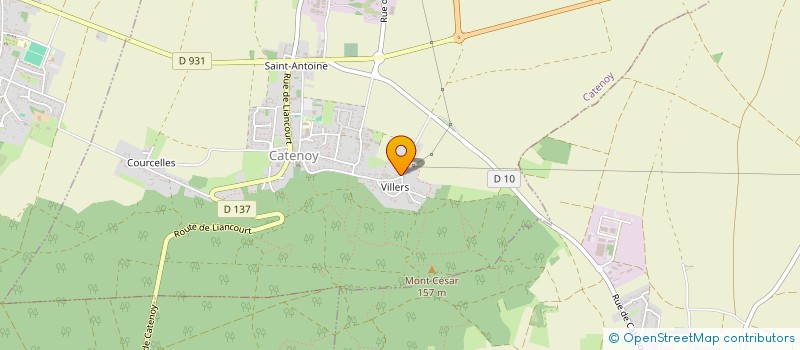 localisation de l'entreprise MONSIEUR ARNAUD GOUDENT  CATENOY