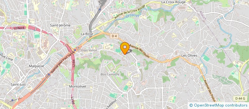 localisation de l'entreprise MONSIEUR ARNAUD GOURDON  MARSEILLE