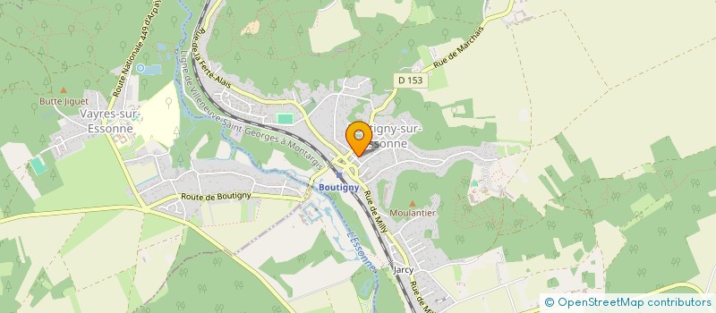 localisation de l'entreprise MONSIEUR ARNAUD GOUSSARD  BOUTIGNY-SUR-ESSONNE