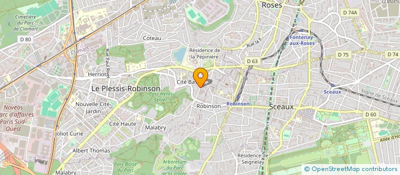 localisation de l'entreprise MONSIEUR ARNAUD GOUXETTE  LE PLESSIS-ROBINSON