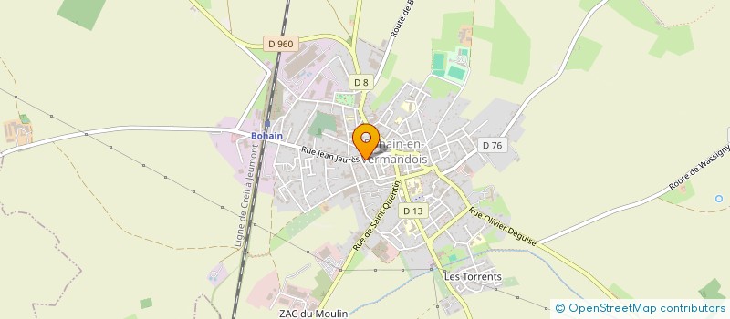 localisation de l'entreprise MONSIEUR ARNAUD GRAIN  FRESNOY-LE-GRAND