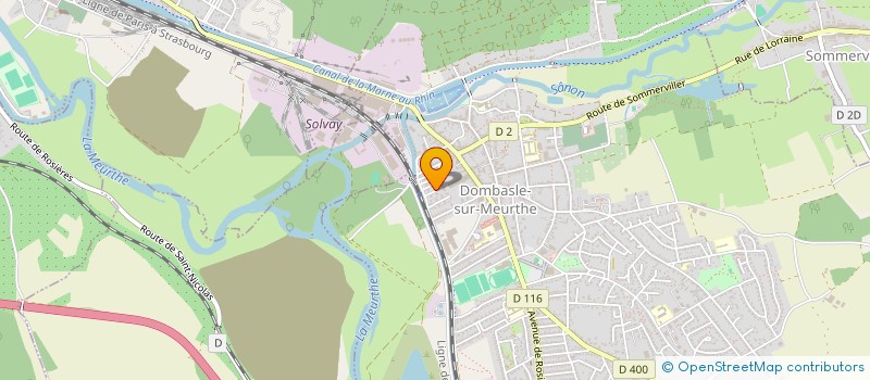 localisation de l'entreprise MONSIEUR ARNAUD GRANDEMANGE à DOMBASLE-SUR-MEURTHE