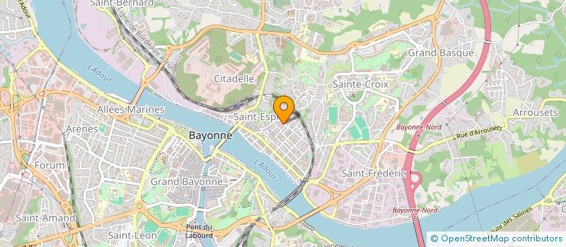 localisation de l'entreprise MONSIEUR ARNAUD GRAS à BAYONNE