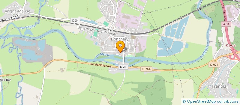 localisation de l'entreprise MONSIEUR ARNAUD GRAVE  DONCHERY