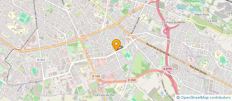 localisation de l'entreprise MONSIEUR ARNAUD GRELIER à ANGERS